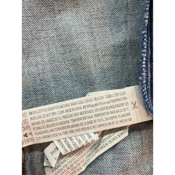 F21 retro style Jean jacket  Size S - Picture 6 of 11